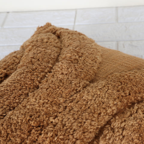 Tufted Texture Boho Mustard Yellow Fringe Cushion Cover