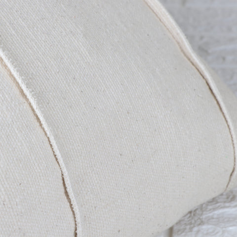 Set Of 3 Hand Tufted Texture Boho Off-White Yellow Fringe Cushion Cover