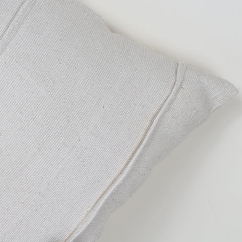 Set Of 3 Hand Tufted Texture Boho Off-White Yellow Fringe Cushion Cover