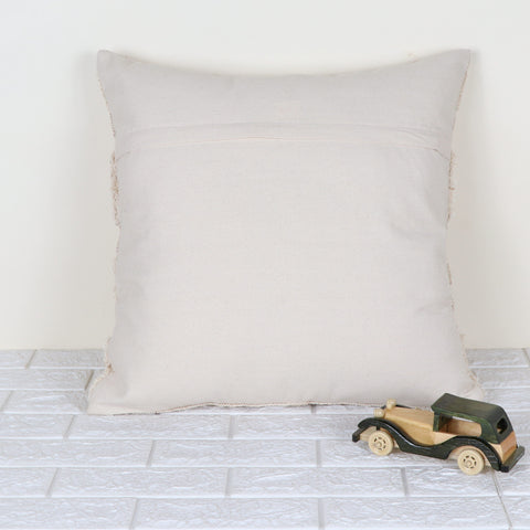 Set Of 3 Off-White Hand loom Woven Natural Cotton Cushion Cover