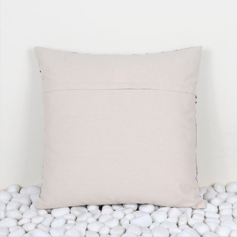 Set Of 2 Hand Loom Woven Texture Boho Ivory Pink Cushion Cover
