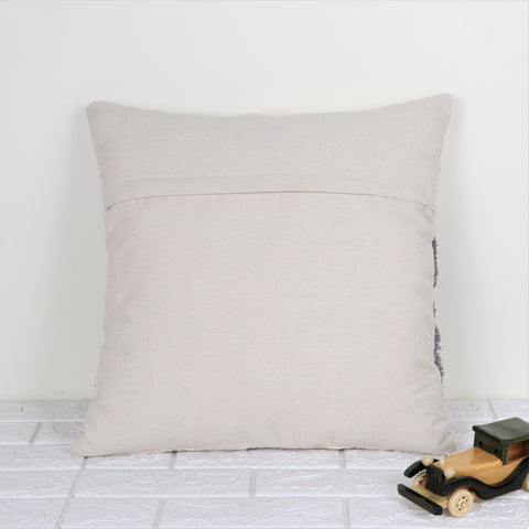 Set Of 3 Hand Tufted Texture Boho Yellow Ivory Tassel Cushion Cover