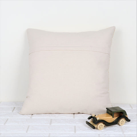 Set Of 2 Hand Tufted Texture Boho Yellow Red Cushion Cover