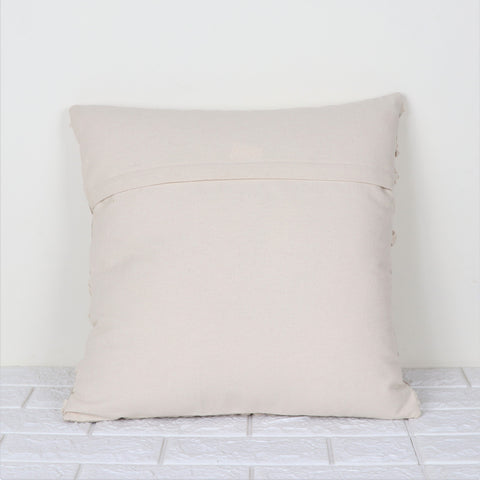 Set Of 3 Hand Tufted Texture Boho Beige Pink Cushion Cover